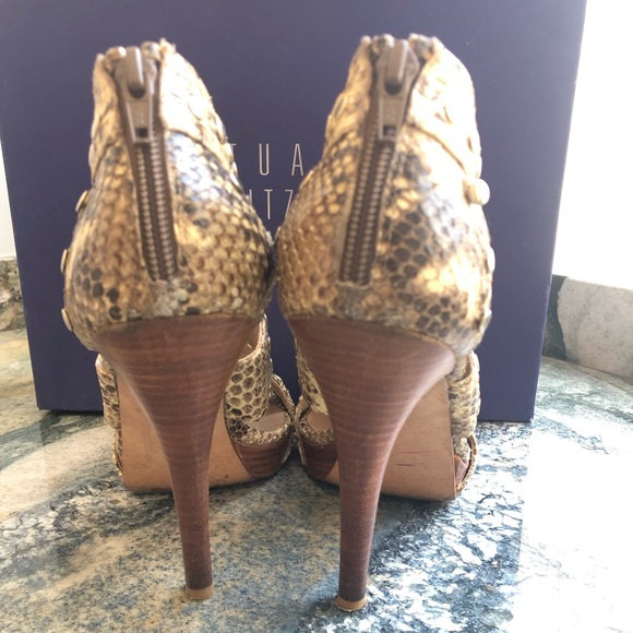 Stuart Weitzman Serpent platform Heels - Picture 3 of 8